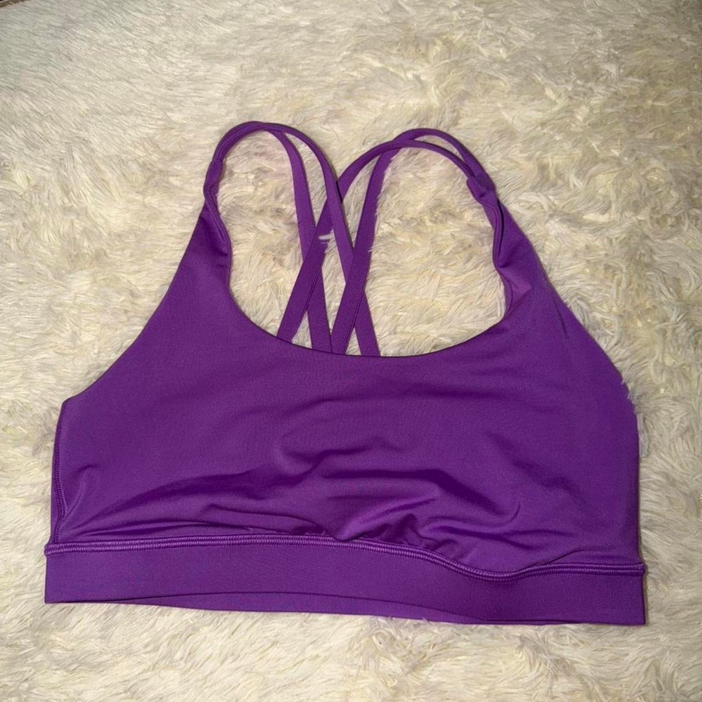 Lululemon Longline Align Sports Bra Size 8 Purple